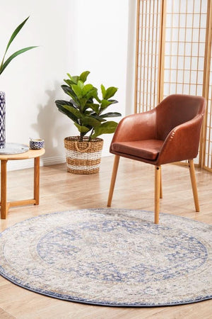 SALSA Hugo Ocean Round Rug