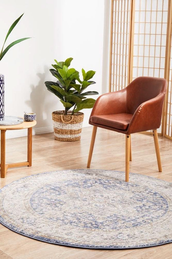 SALSA Hugo Ocean Round Rug