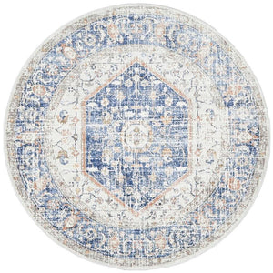 SALSA Lorissa Blue Round Rug