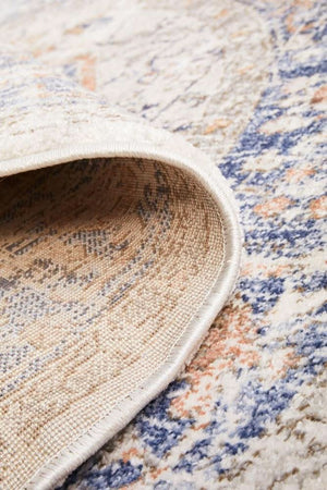 SALSA Lorissa Blue Round Rug