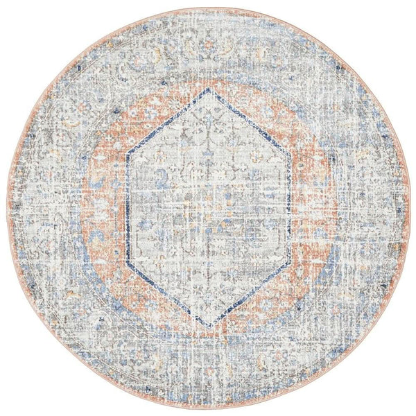 SALSA Lorissa Peach Round Rug