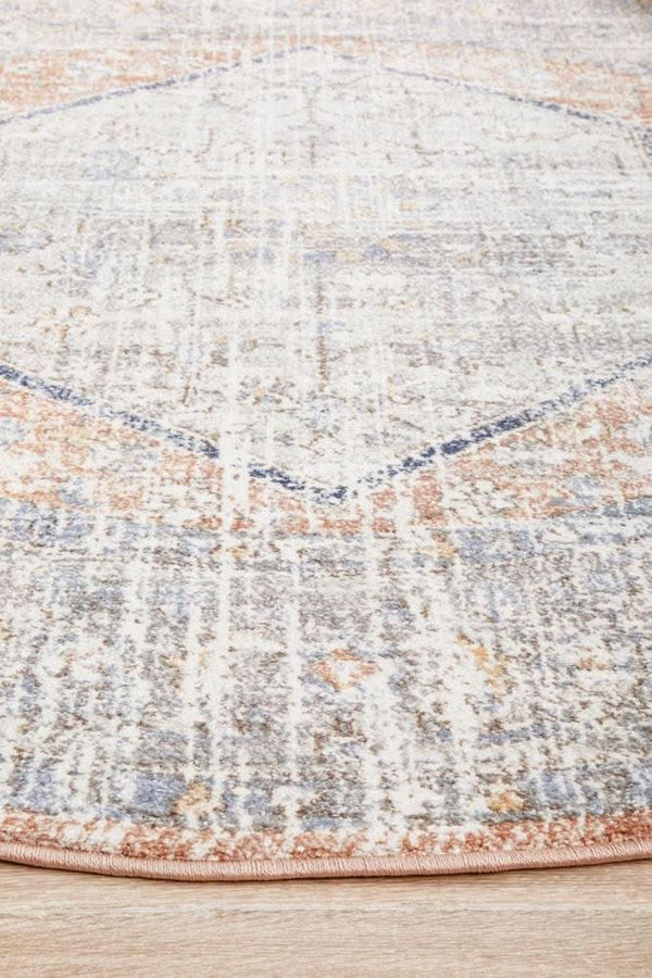 SALSA Lorissa Peach Round Rug