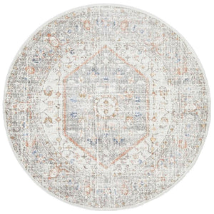SALSA Lorissa Silver Round Rug