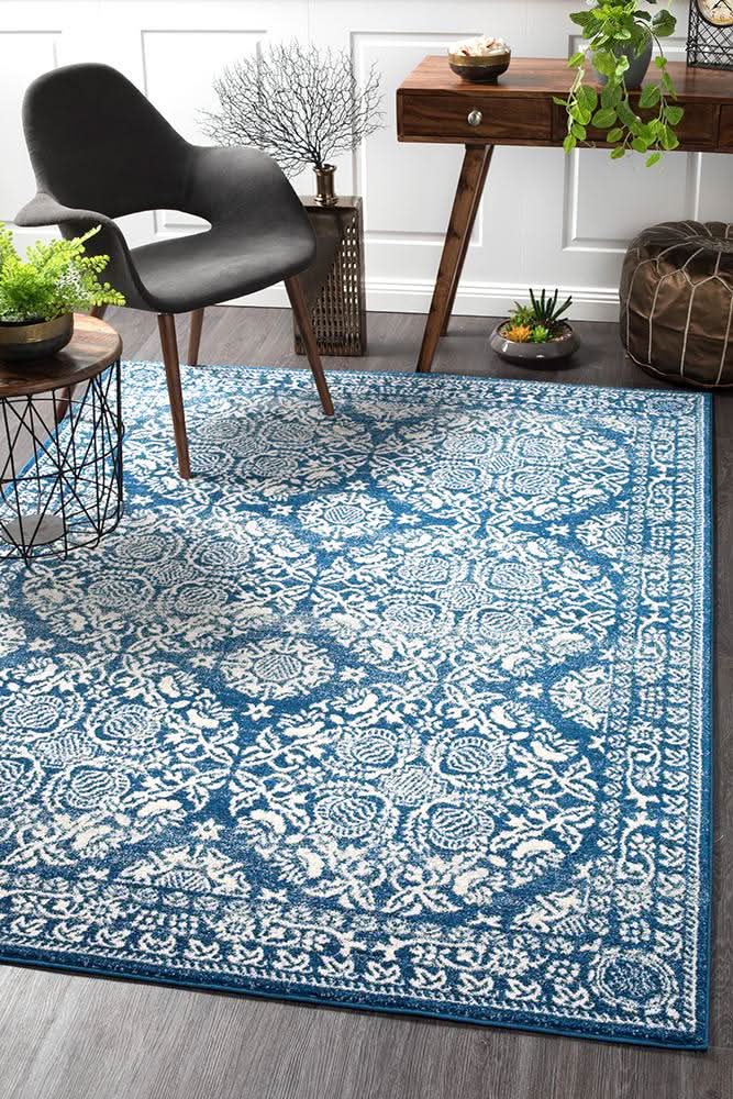 Mirage Gwyneth Stunning Transitional Navy Rug