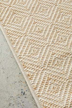 OUTSIDE ELEMENT Misty Natural Runner Rug
