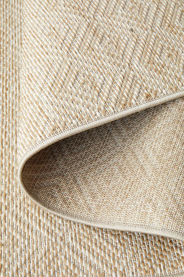 OUTSIDE ELEMENT Misty Natural Runner Rug