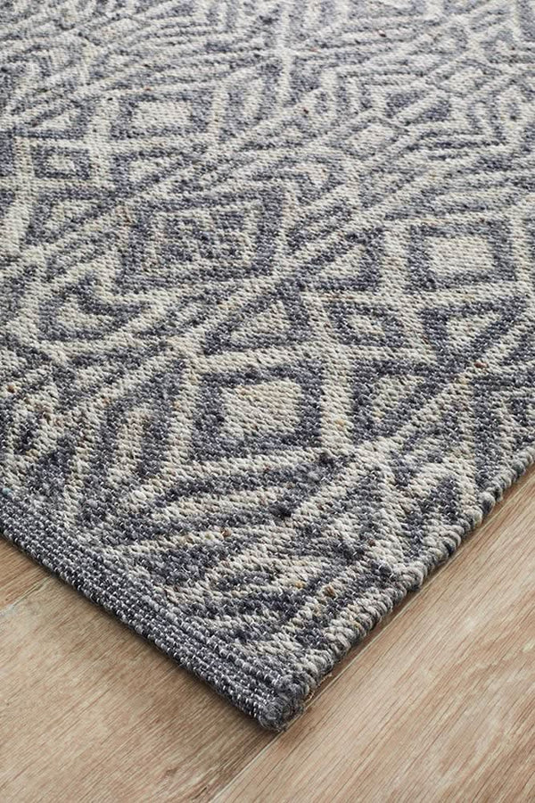 ELEGANCE Sammy Graphite Cobolt Rug