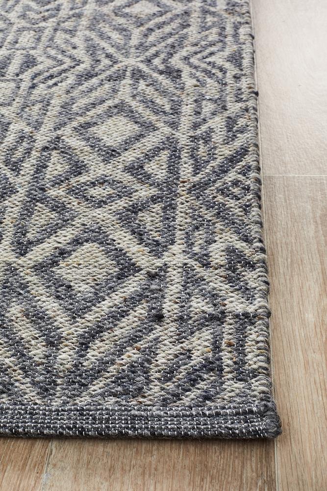 ELEGANCE Sammy Graphite Cobolt Rug