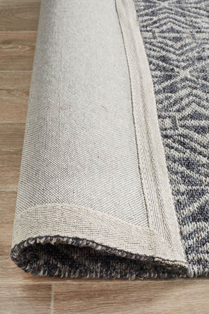 ELEGANCE Sammy Graphite Cobolt Rug