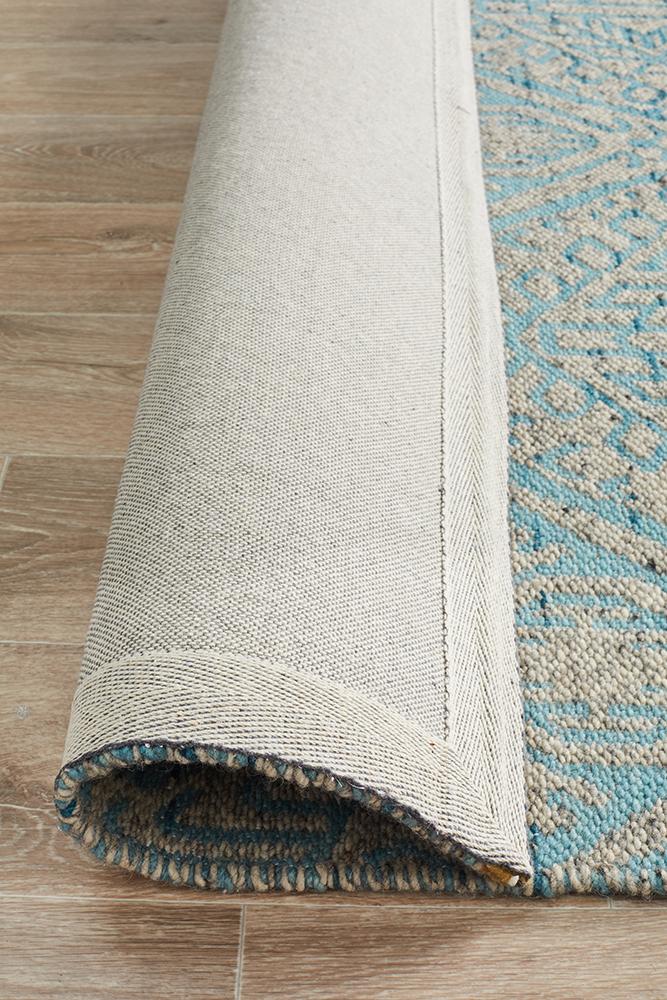 ELEGANCE Hunter Blue Grey Rug