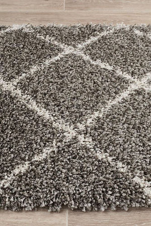 Saffron 22 Grey Runner Rug