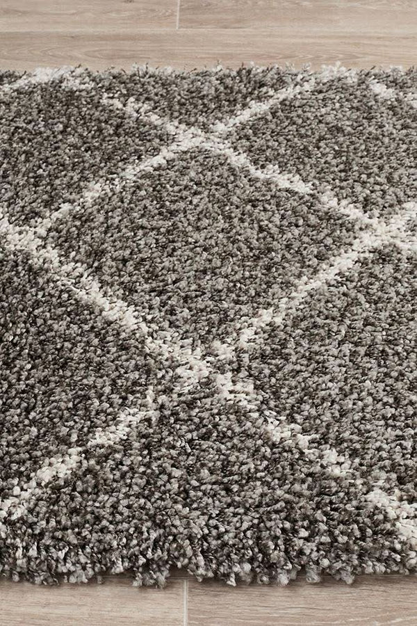 Saffron 22 Grey Runner Rug