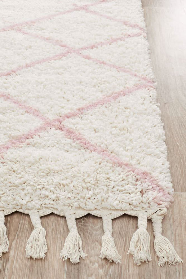 Saffron 22 Pink Runner Rug