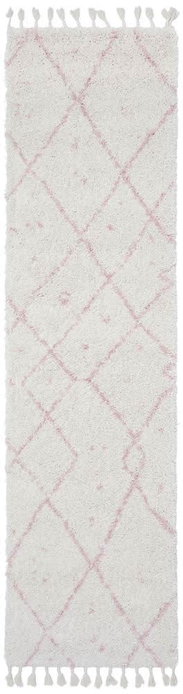 Saffron 44 Pink Runner Rug