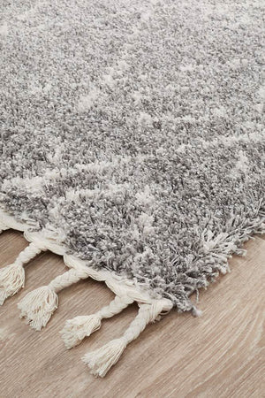 Saffron 55 Silver Runner Rug