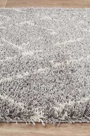 Saffron 55 Silver Runner Rug