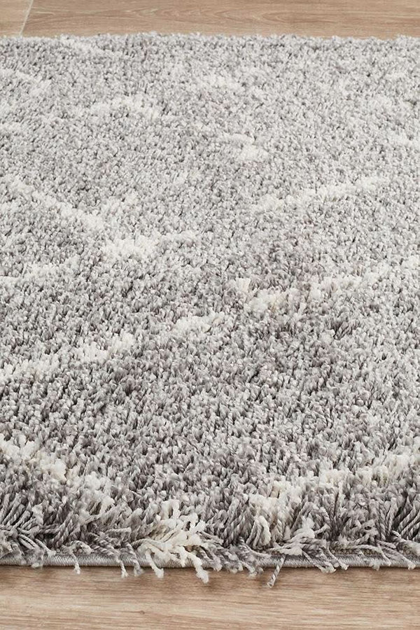 Saffron 55 Silver Runner Rug