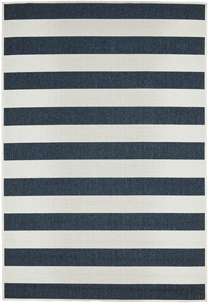 Seaside 4444 Navy White Rug