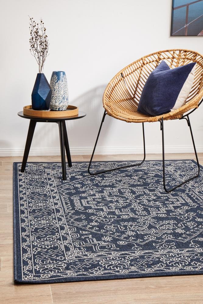 Seaside 5555 Navy Rug