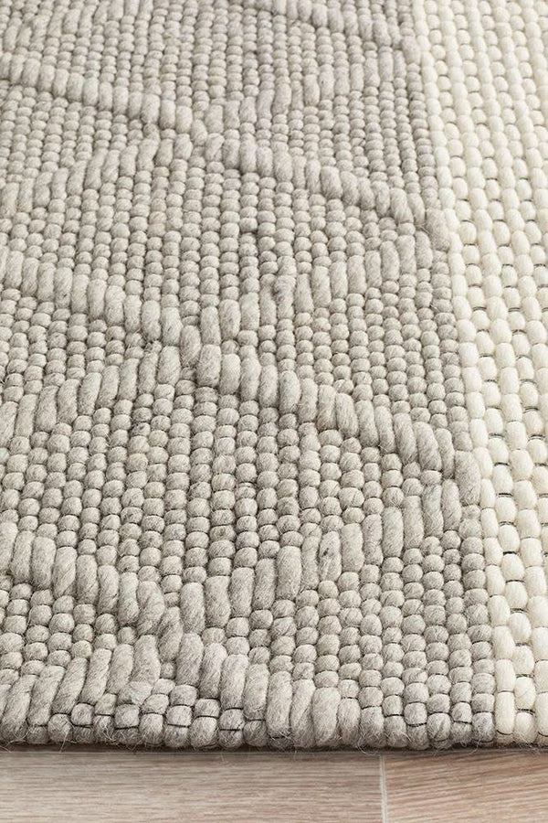 AXON Karlsson Wool Hatch Textured Rug