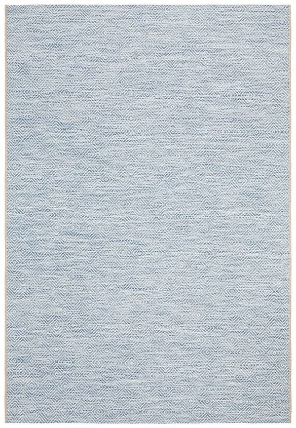 Tara Clara Diamond Rug Blue