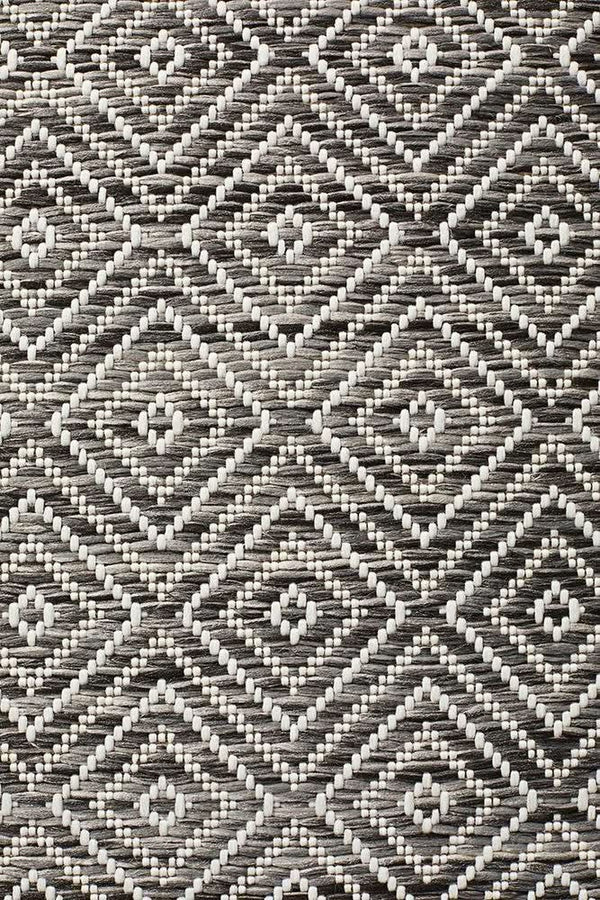 Tara Clara Diamond Rug Grey