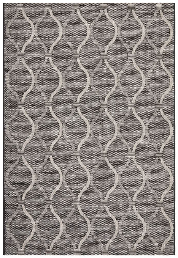 Tara Denise Trellis Rug Black