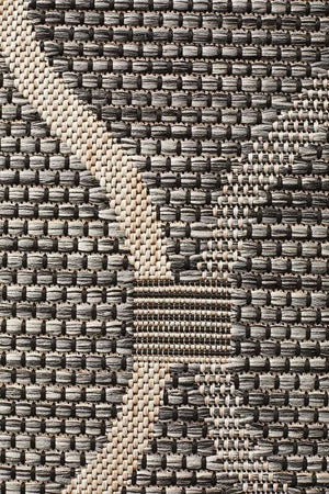 Tara Denise Trellis Rug Black