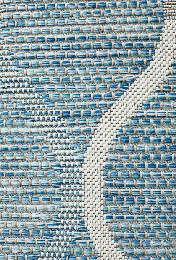 Tara Denise Trellis Rug Blue