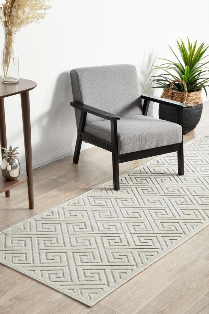 CITY Alice Natural White Runner Rug