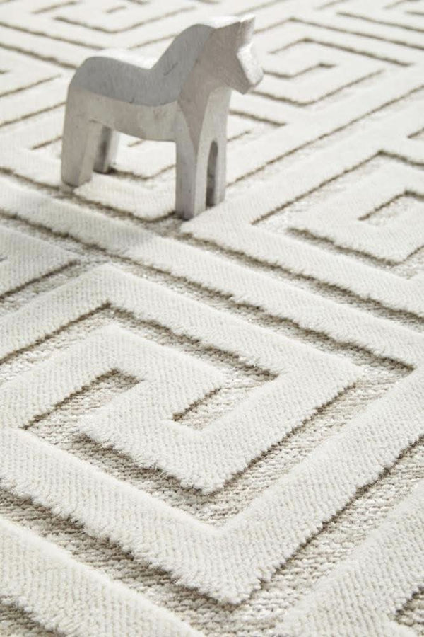 CITY Alice Natural White Runner Rug