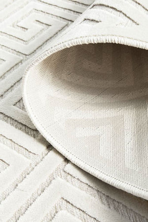 CITY Alice Natural White Runner Rug