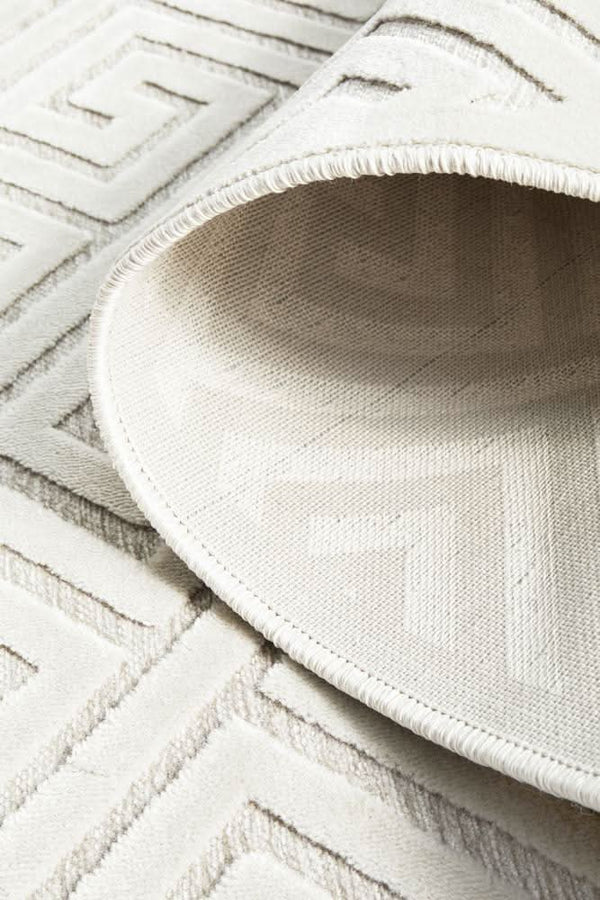 CITY Alice Natural White Runner Rug