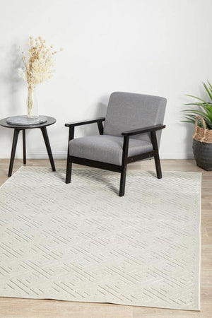 CITY Alice Natural White Rug