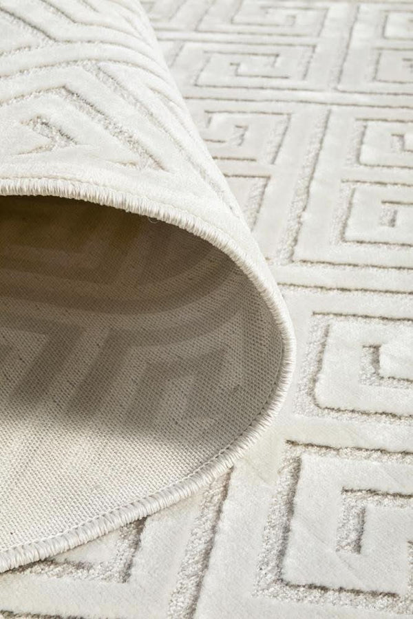 CITY Alice Natural White Rug