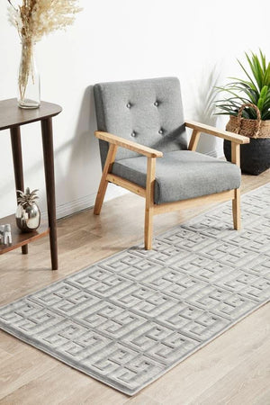 CITY Brenda Silver Runner Rug