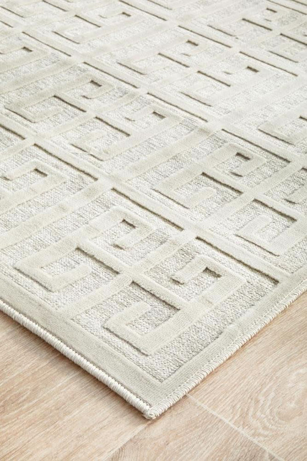 CITY Brenda Natural White Runner Rug