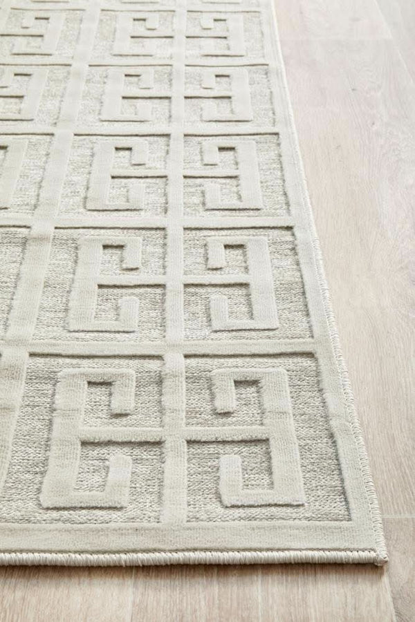 CITY Brenda Natural White Runner Rug