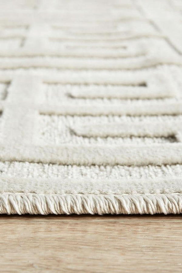 CITY Brenda Natural White Runner Rug