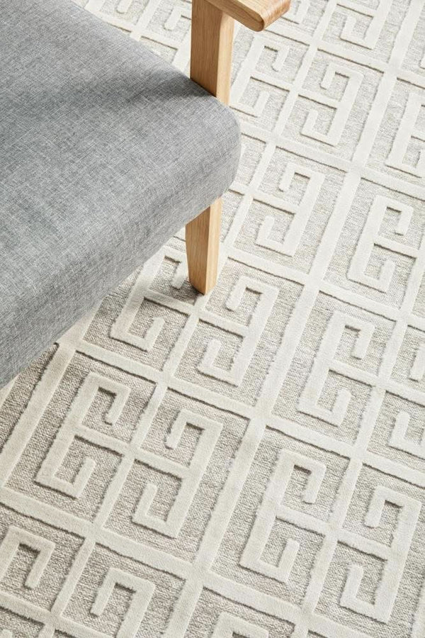 CITY Brenda Natural White Runner Rug