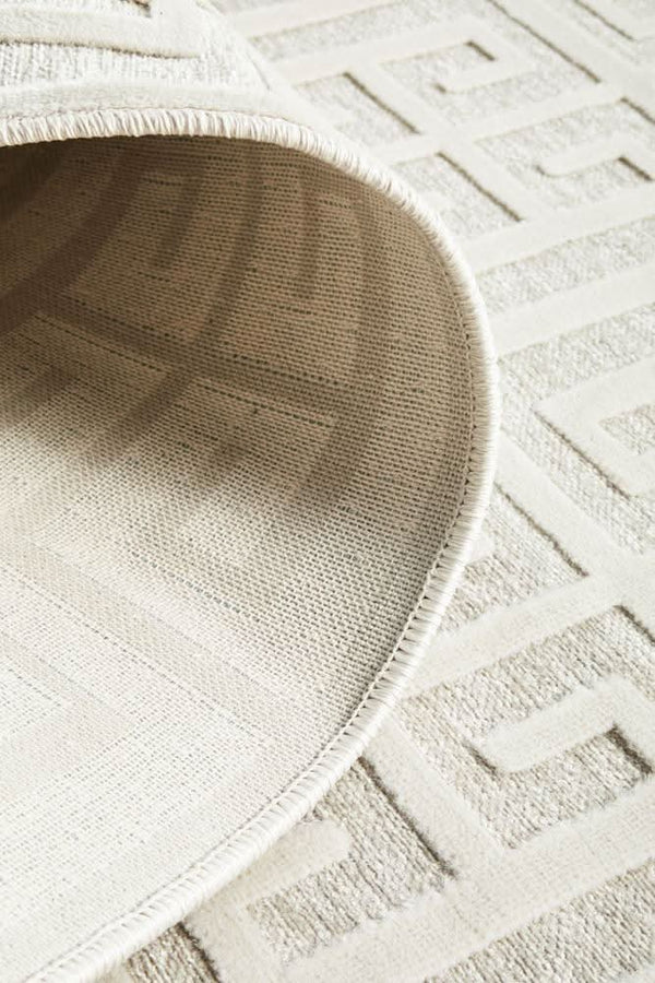 CITY Brenda Natural White Runner Rug