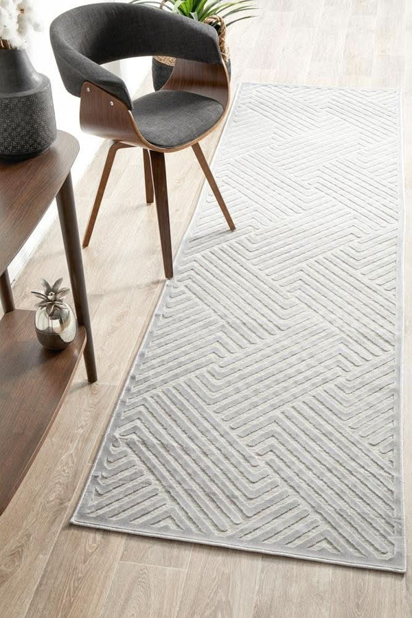 CITY Cindy Silver Runner Rug