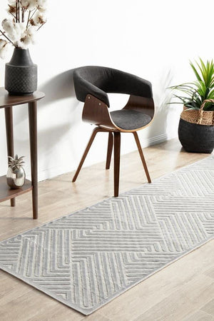 CITY Cindy Silver Runner Rug