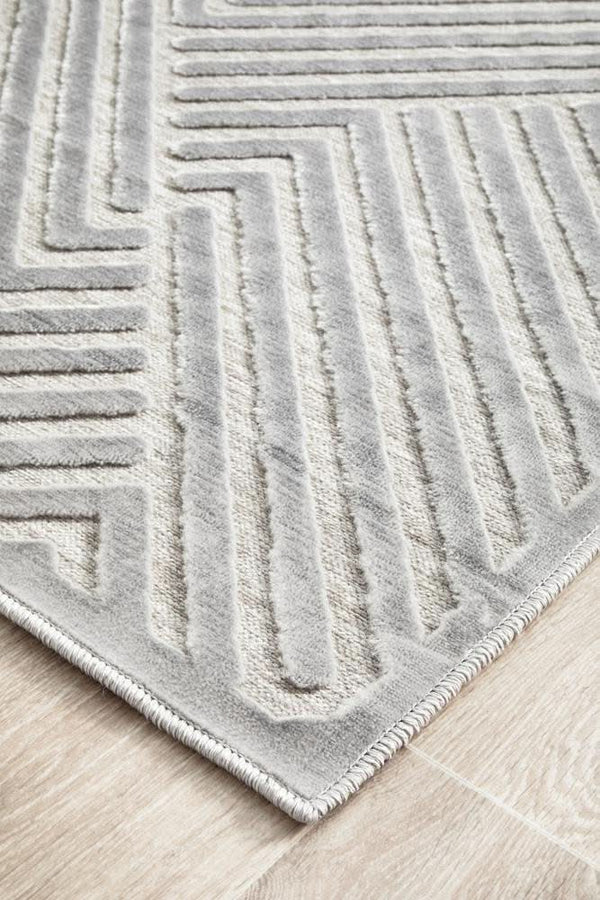 CITY Cindy Silver Runner Rug