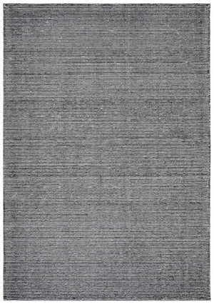 AURA Black Cotton Rayon Rug