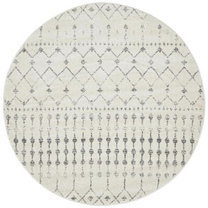 HALIX Elsa Silver Round Rug