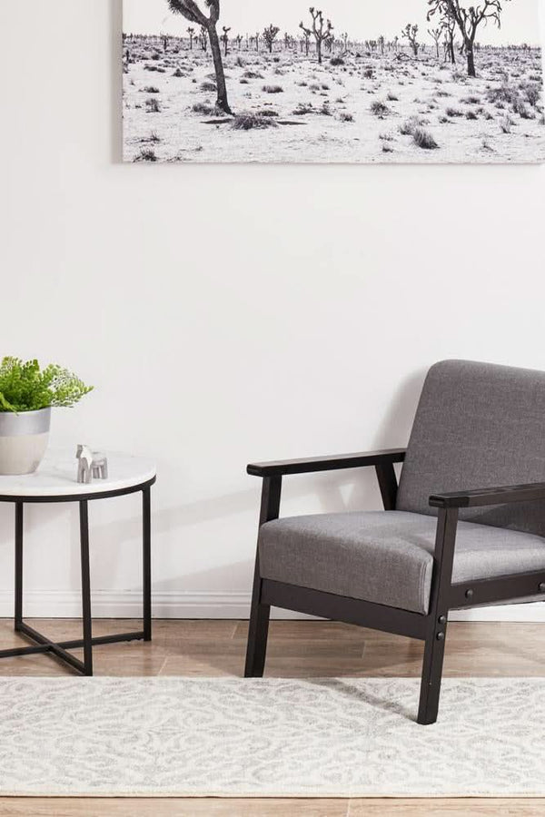 HALIX Lydia Silver Runner Rug