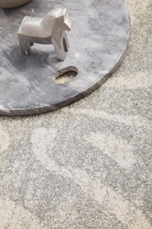 HALIX Savannah Silver Round Rug