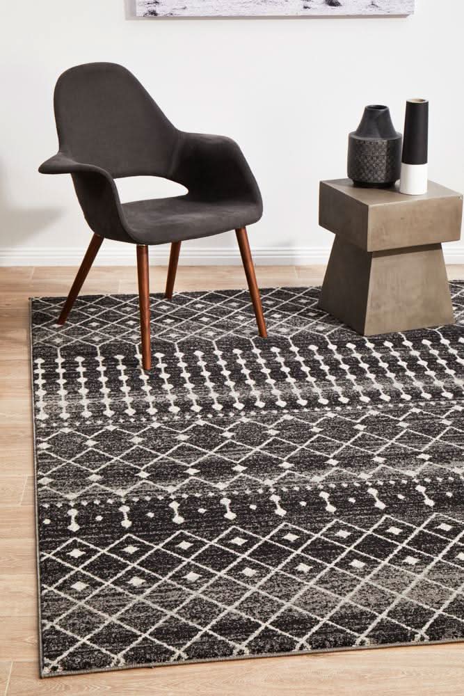 ENVI Simplicity Black Transitional Rug