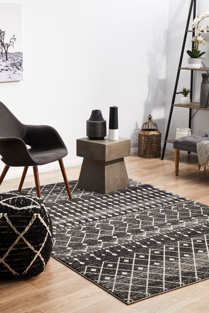 ENVI Simplicity Black Transitional Rug